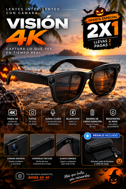 LENTES VISION HD, 4K OFERTA 2X1 | STOCK LIMITADO